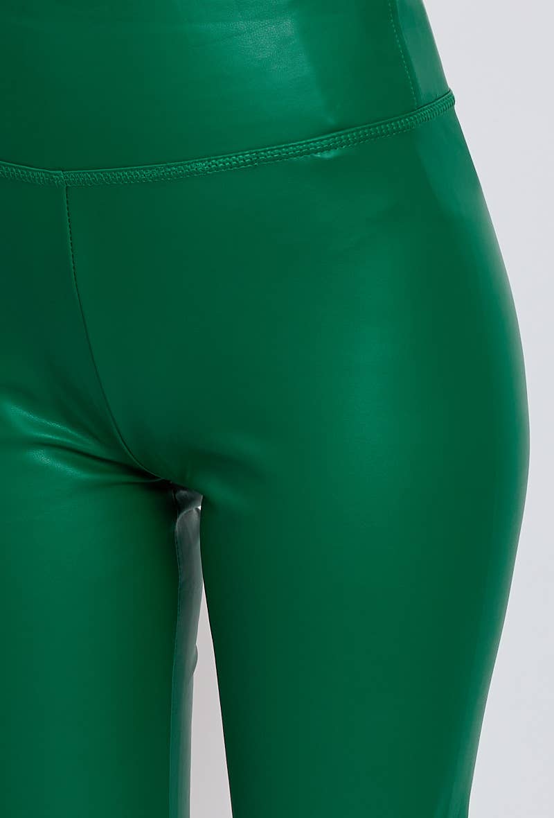 Orice - Wholesale Fashion Leggings - Women's - Slim faux leather leggings - Orice35