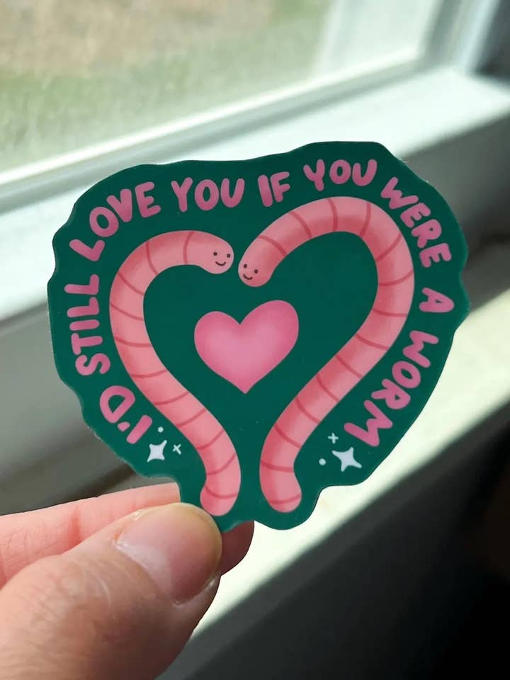 Ti amerei ancora se fossi un verme adesivo per la vendita all'ingrosso da parte di Chapter & Claw Studio