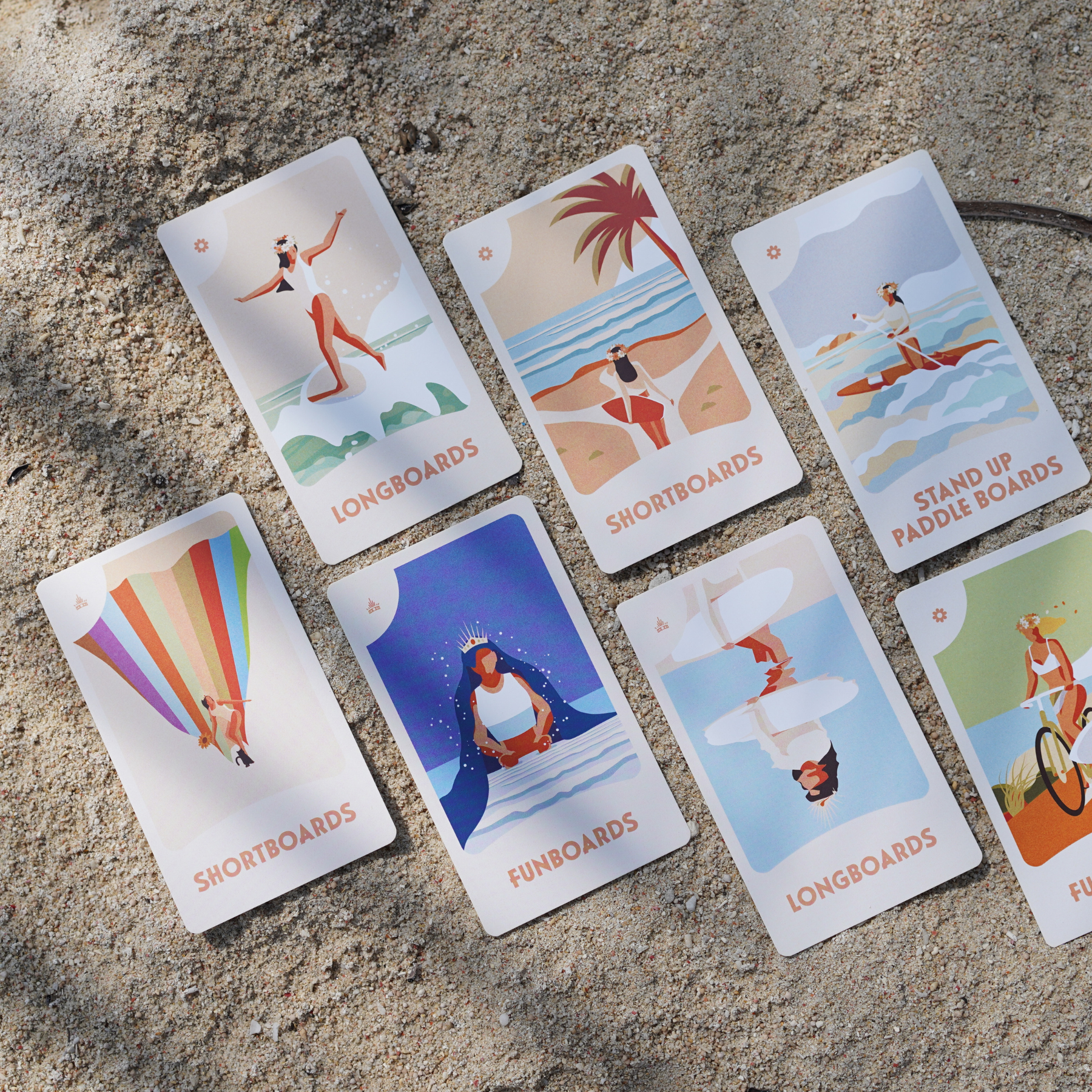 Surf Tarot - Wholesale Tarot Cards - Surf Tarot Deck | Ocean-Inspired Cards with Guidebook4