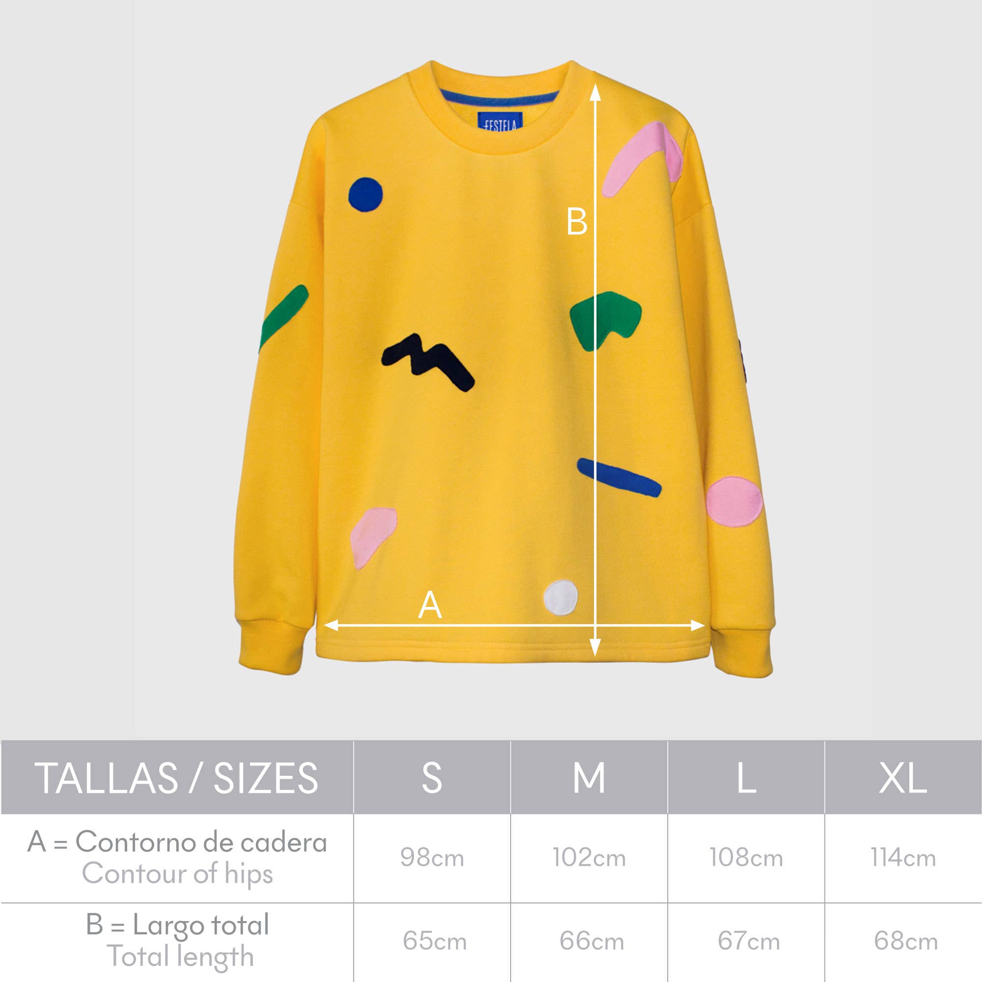 Ochre Trickle Sweatshirt for wholesale on Faire9