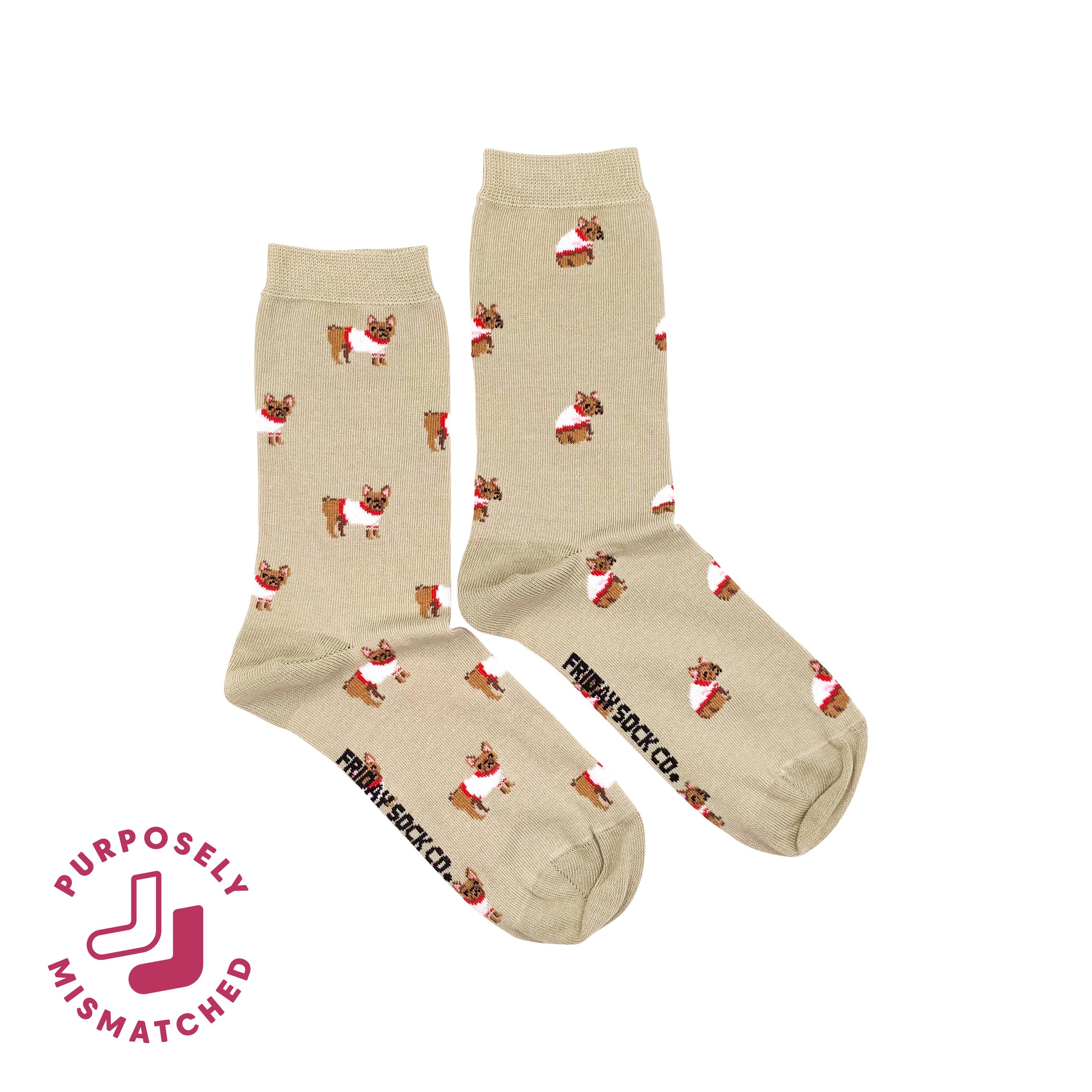 Friday Sock Co. – wholesale Strumpor - Dam – Franska Bulldog Strumpor för kvinnor