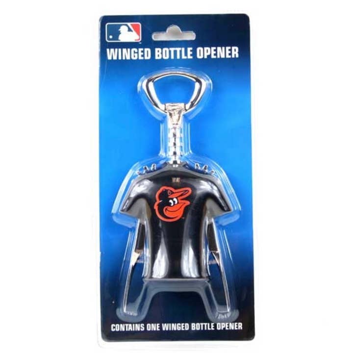 Winged Wine Bottle Opener- Baltimore Orioles for wholesale by St. Louis Wholesale LLC