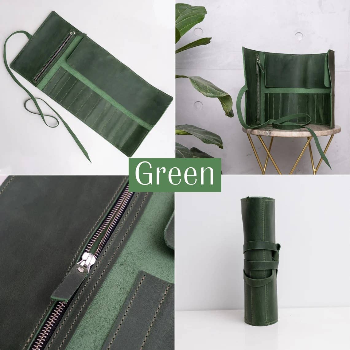 Pikore - Wholesale Makeup Brush Set - Leather Makeup Brush Roll5