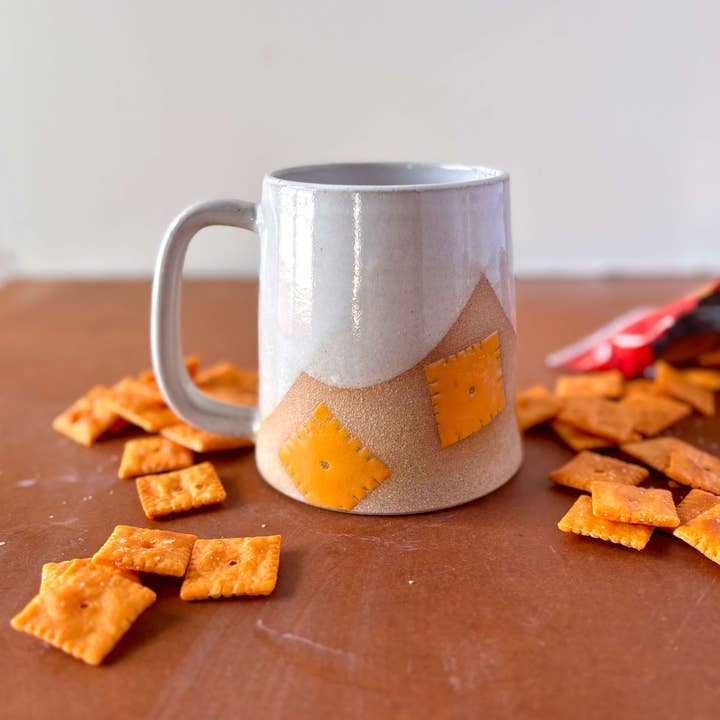 ROB Ceramics – Großhandel Kaffeebecher – Cheez It Becher Handgefertigte Keramik12