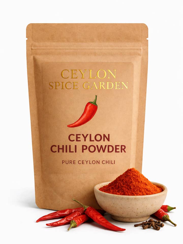 Premium Organic Ceylon Chili Powder - 100% Pure Sri Lankan Fire Spice - The Heat of Paradise for wholesale by Ceylon Spice Garden