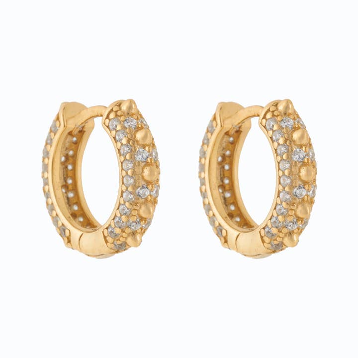 Sparkling Hoops - 925 Sterling Silver - Hypoallergenic for wholesale by Lillys Amsterdam