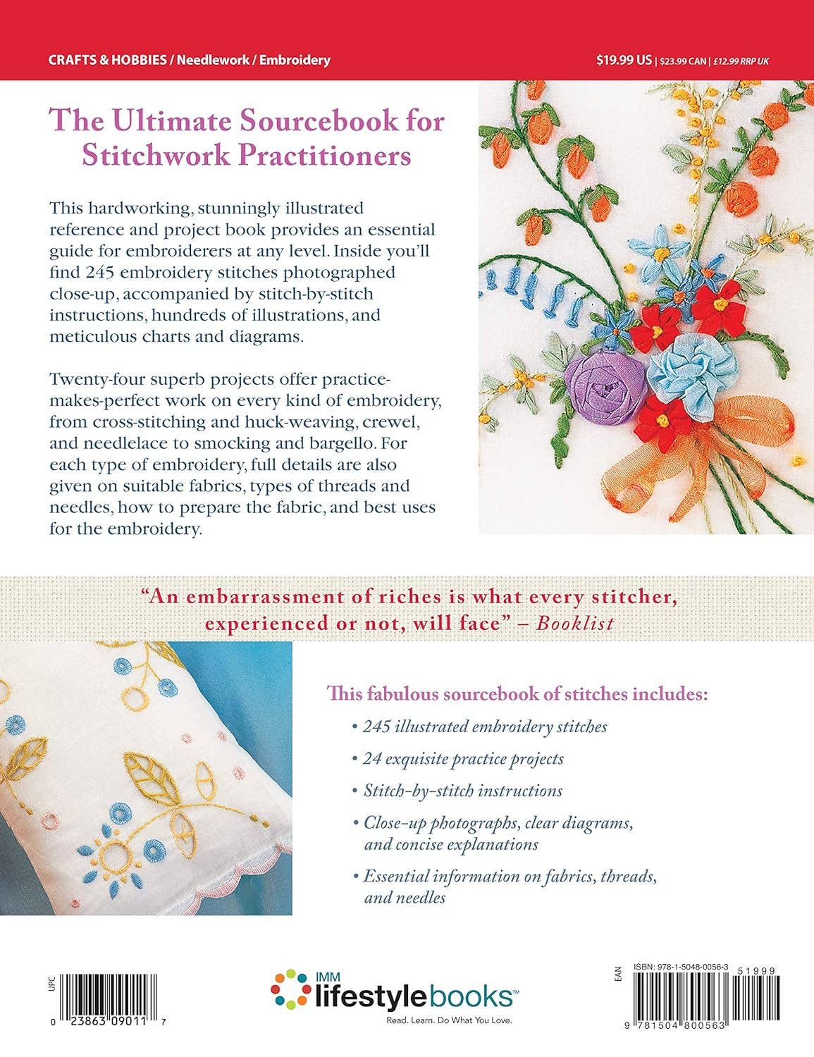 Fox Chapel Publishing - Wholesale Crafts, Hobbies & DIY - Encyclopedia of Classic & Vintage Stitches - 245 Stitches1