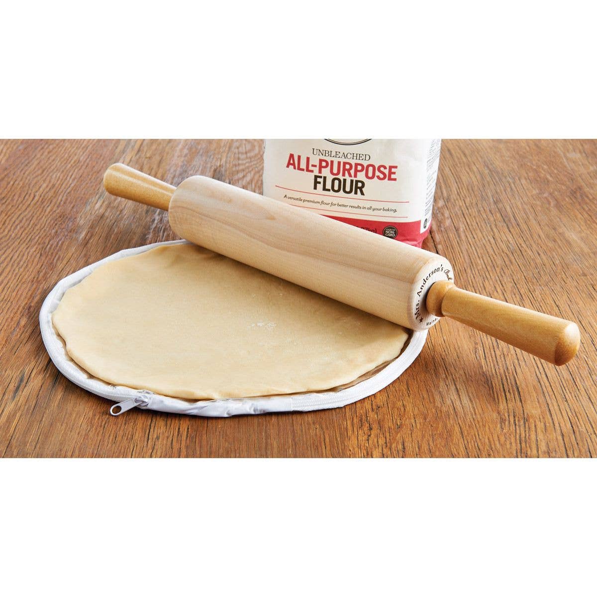 HIC - Harold Import Co. - Wholesale Kitchen Tool/Gadget - Mrs. Anderson's Baking Pie Crust Maker Bag, 11in2