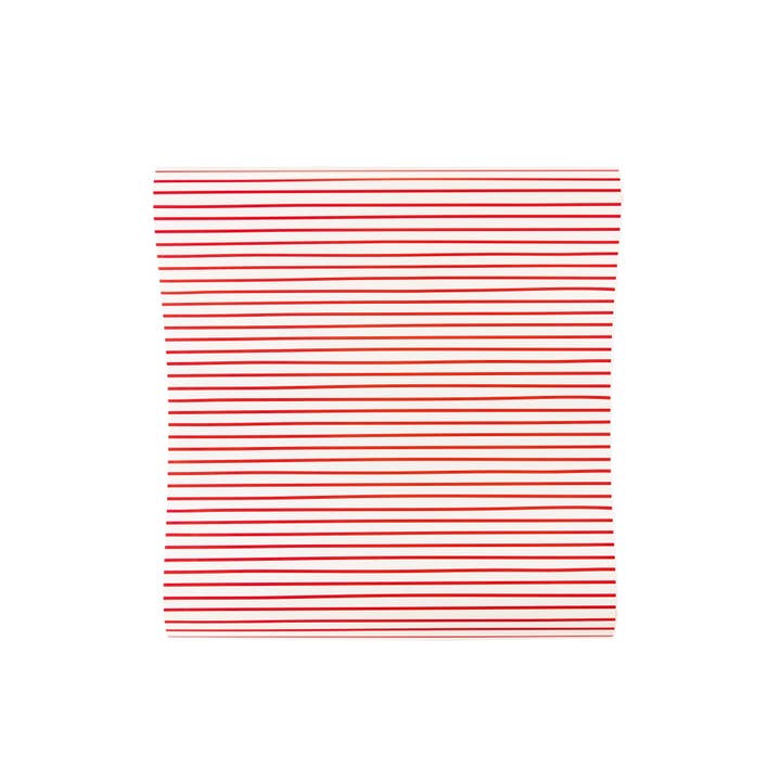 My Mind’s Eye - Vendita all'ingrosso Tovaglia/runner monouso - CHR1020 - Striscia da tavolo in carta a righe rosse con palline di Natale