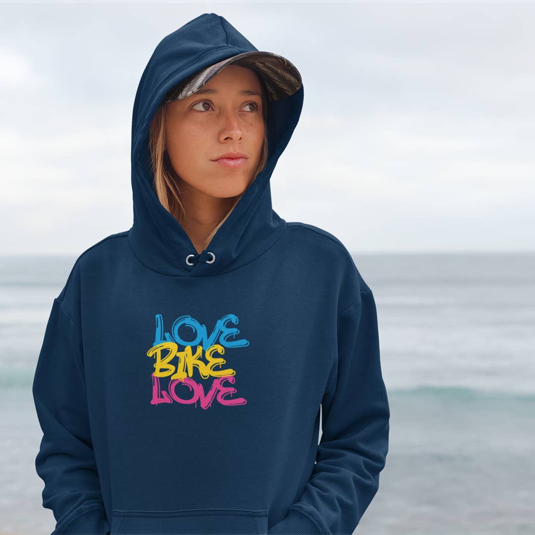 Navy Blue Bike Love for wholesale on Faire