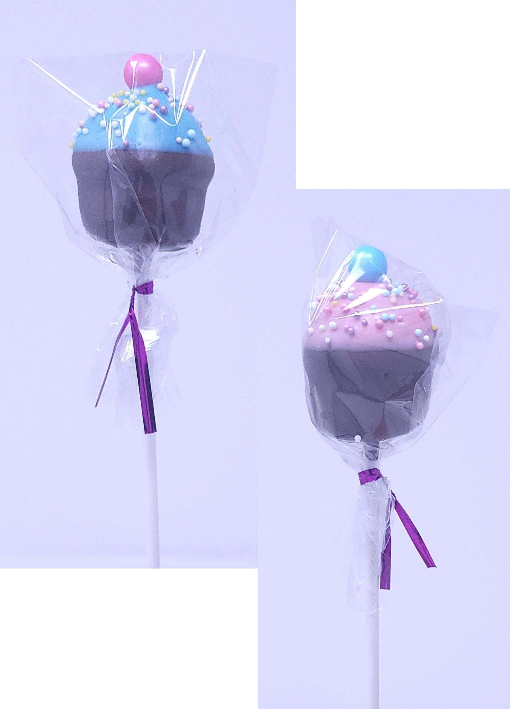 Wild Angel Treats, LLC - Wholesale Cake - Designer Cake Pops - Cupcake Shape - Pastels1