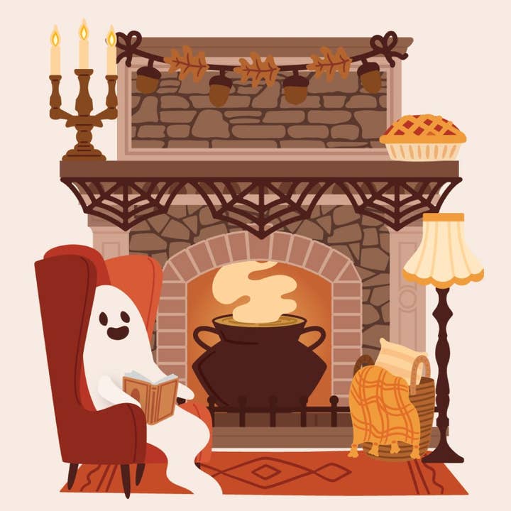 Camadas Encantadoras: Lareira Falloween Add-On - Honey Cuts - Cortantes Independentes por atacado de Honey Bee Stamps