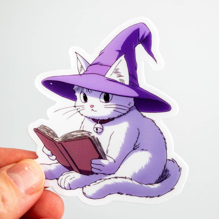 Pegatina gato mago para venta al por mayor de We Geek Together