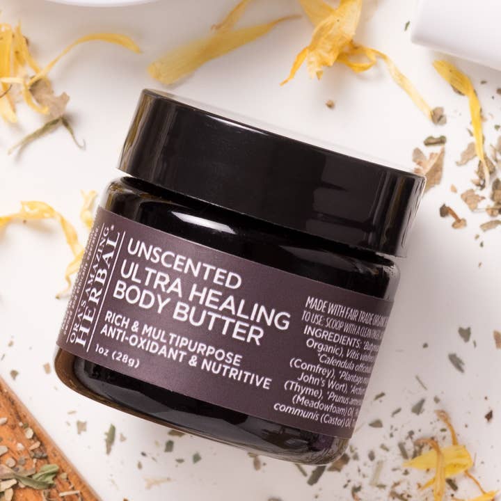 Ora’s Amazing Herbal Natural Skincare - Wholesale Body balm/butter - Unscented Ultra Healing Body Butter, 1oz Travel Size6