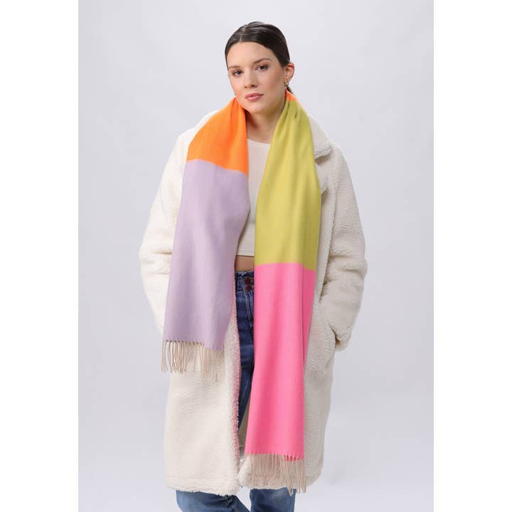 FRAAS - The Scarf Company - Wholesale Scarf - Women's - Sustainability Edition Block Twill Recycled Scarf