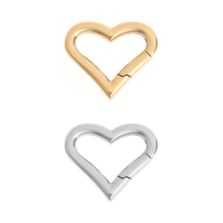 18K Gold Stainless Steel Small Heart Carabiner Charm Clasp and other Purchase Wholesale small carabiners. Free Returns & Net 60 Terms on Faire trending on Faire.