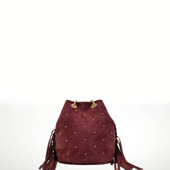 ITALIAN'S LEATHER - Wholesale Shoulder bag – women's - Flora ² Suede leather shoulder bag20