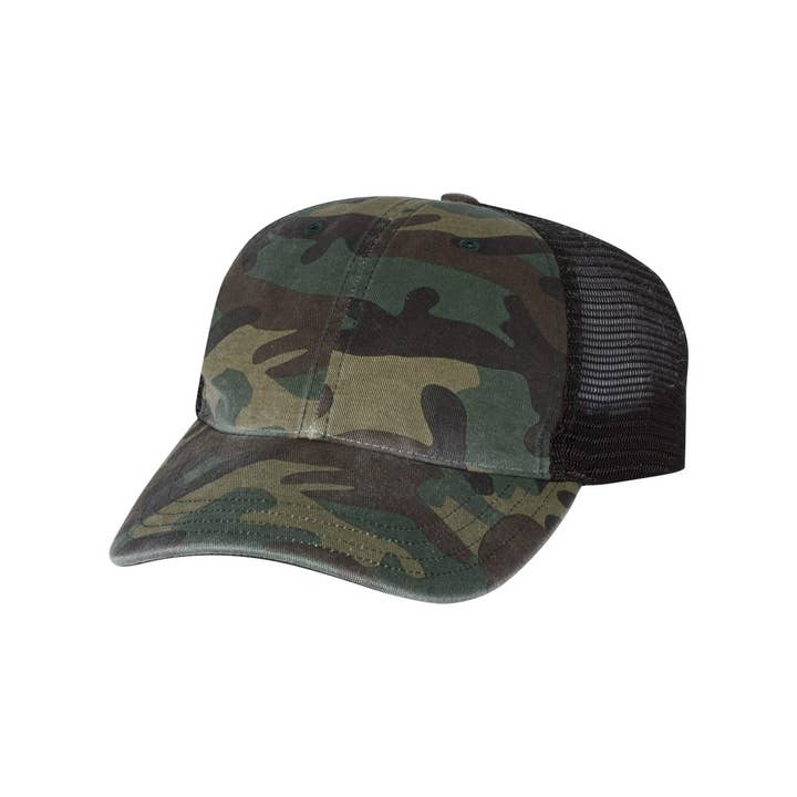 The Hometown Company - Wholesale Trucker Hat - Women's - Wifey Leather Patch Hat