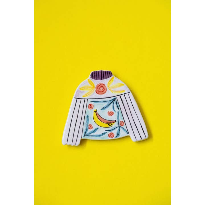 The BaiTay – Engroshandel 3D-vægkunst – Keramisk Bananvest #2