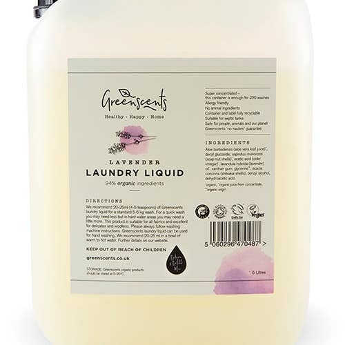 Greenscents Ltd – wholesale Liquid laundry detergent – Greenscents Organic Laundry Liquid7