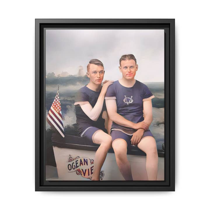 nager 031 | Framed Vintage Photo - Matte Canvas for wholesale by Walt & Pete