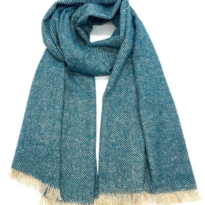 LINETA - Wholesale Scarf - Women's - HH-335 Plain scarf with lurex4