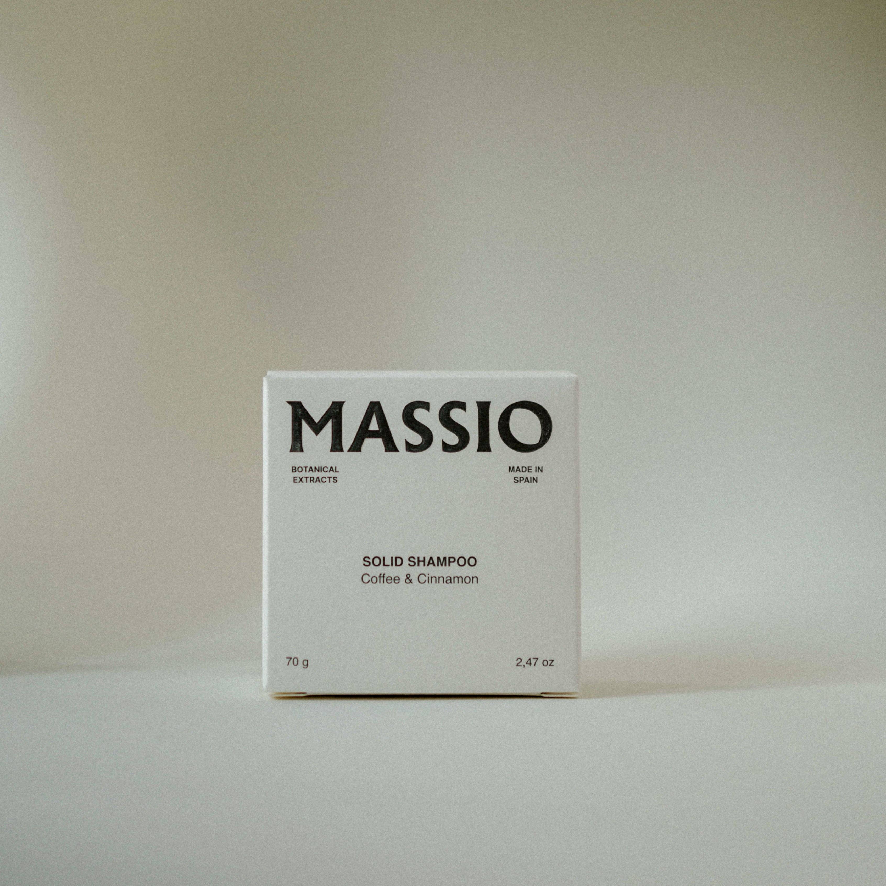 Massio Concept - Wholesale Shampoo Puck/Solid Shampoo - Revitalizing & Growth Solid Shampoo - Coffee and Cinnamon1