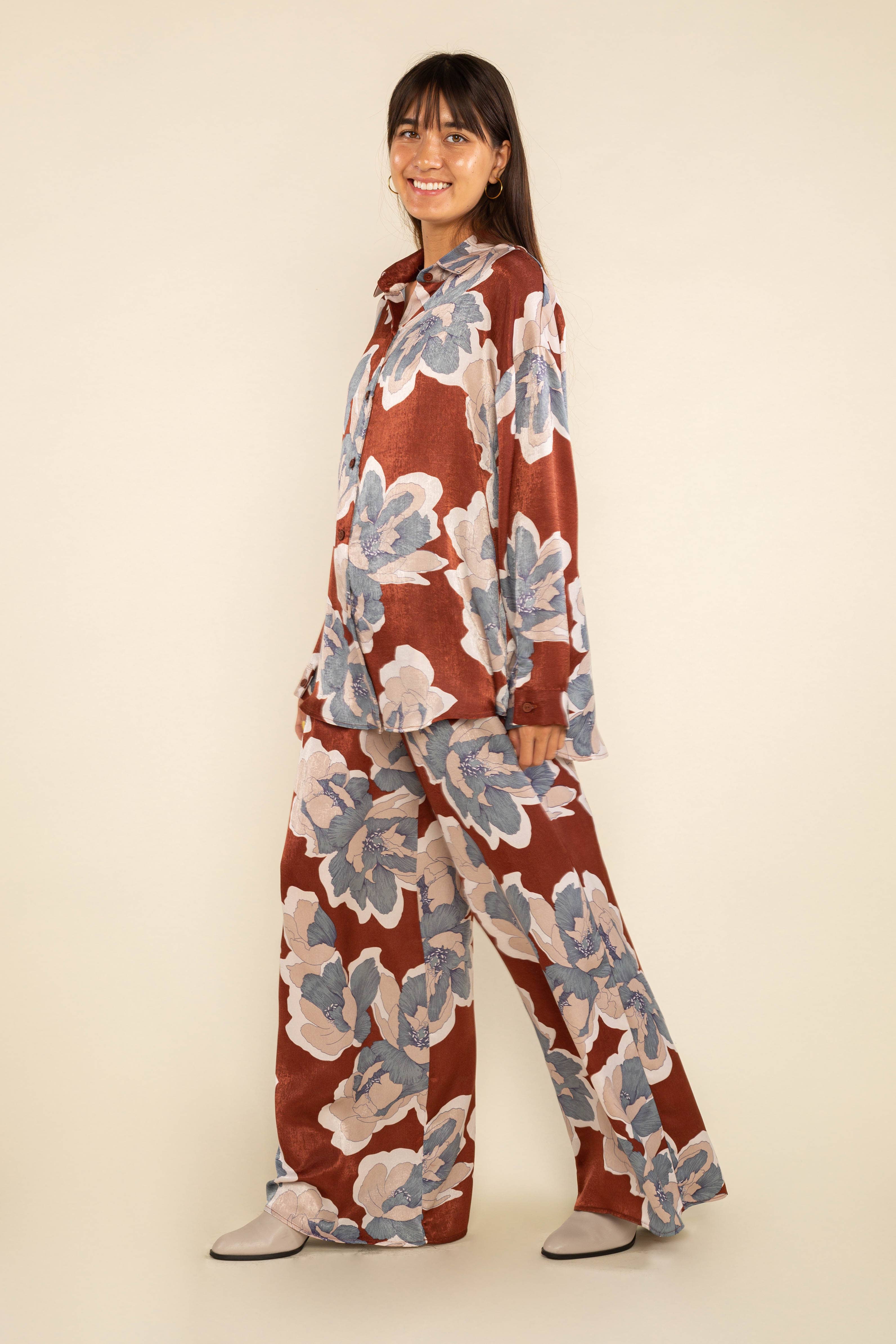 NLT - Vente Pantalon – femme - Pantalon Etta en satin9