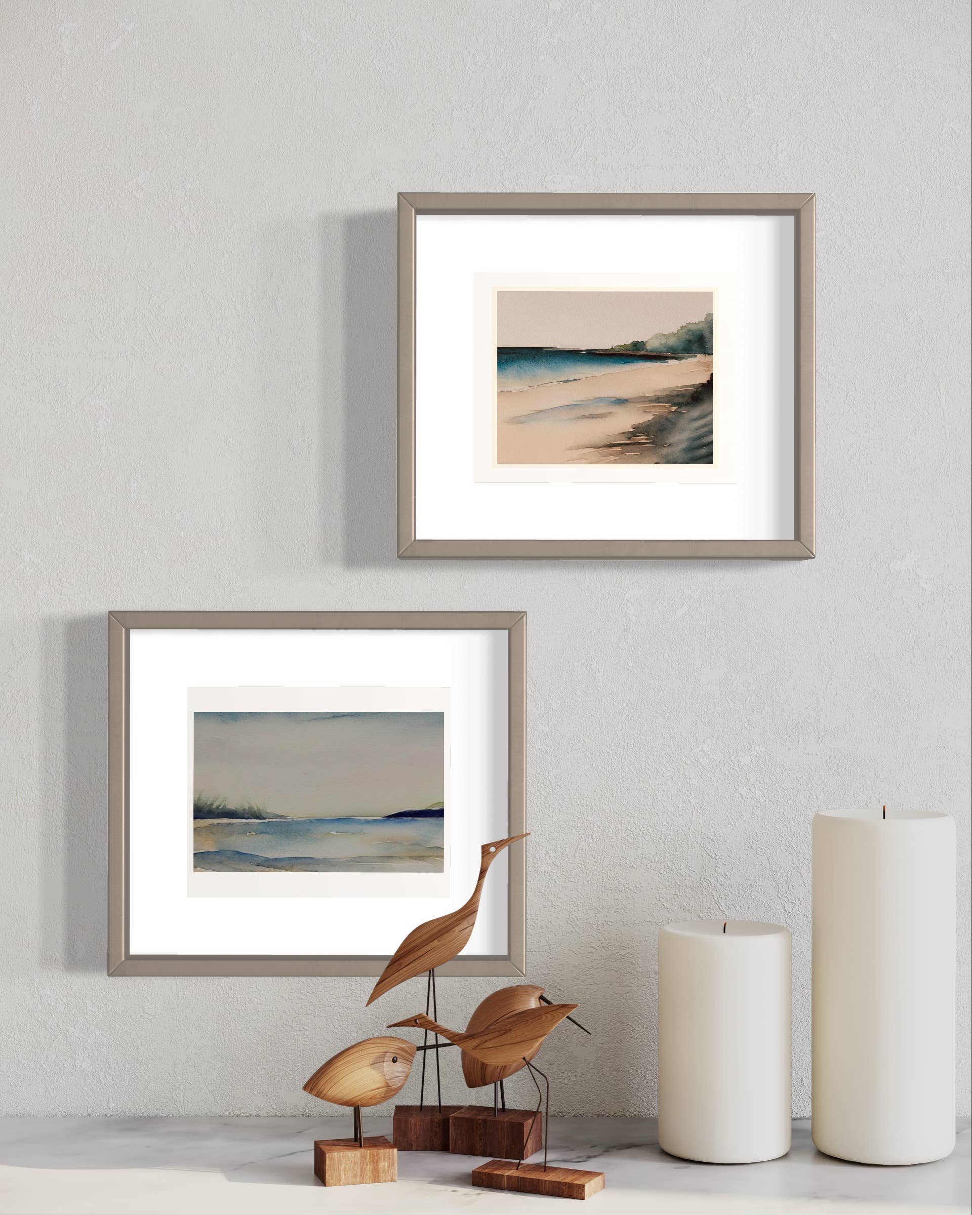 Leading Artists - Wholesale Art Print - Coastal Watercolor Poster Print Set of 22