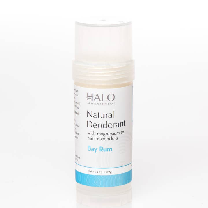 Bay Rum Deodorant for wholesale by Halo Artisan Skin Care