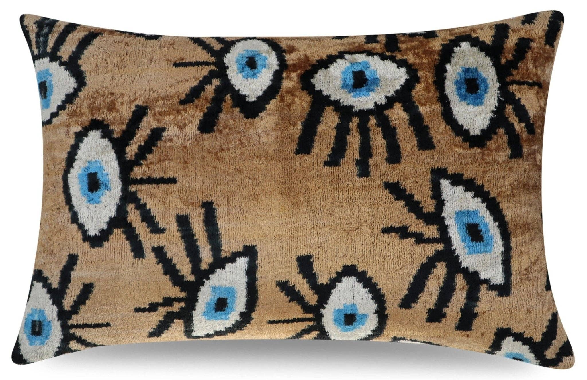 Canvello - Wholesale Throw/Decorative Pillow - Canvello Handmade Luxury Handmade Velvet Silk Evil Eye Throw Pillow With Down Insert16