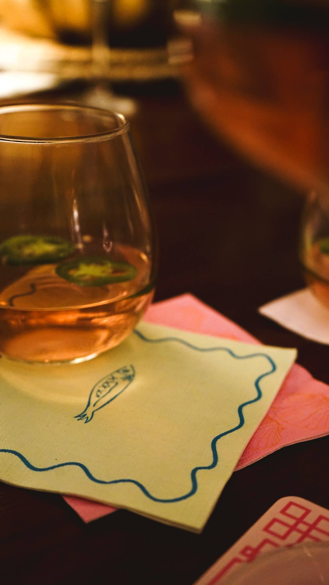 Kurated - Wholesale Disposable Napkin - Teal Coastal Napkin1