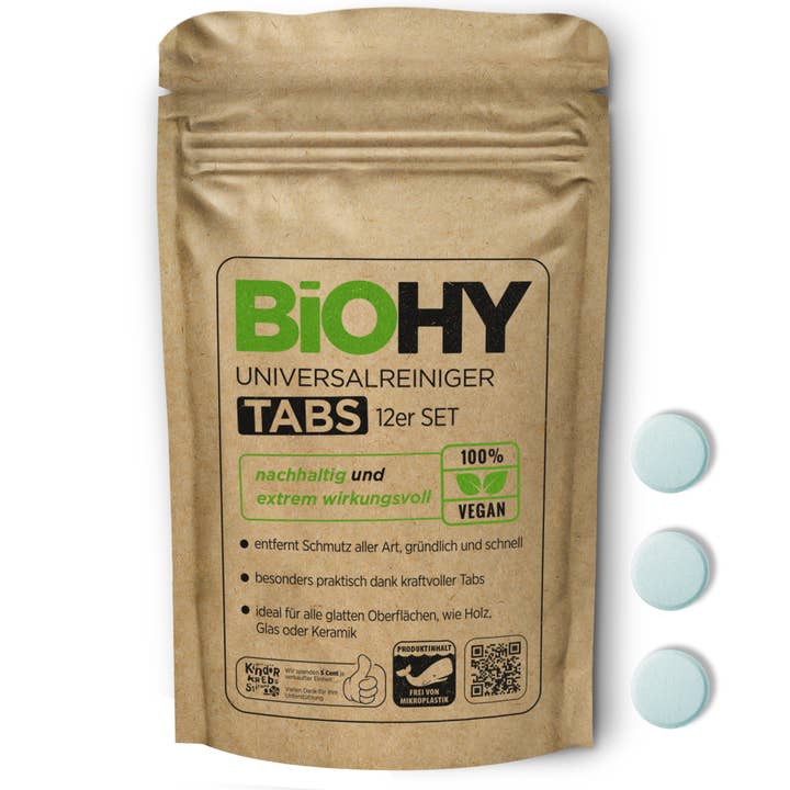 BiOHY - Wholesale All-Purpose Cleaning Wipes - BIOHY universal cleaner tabs, cleaning agent tabs, cleaning tablets, all-purpose cleaner tabs7
