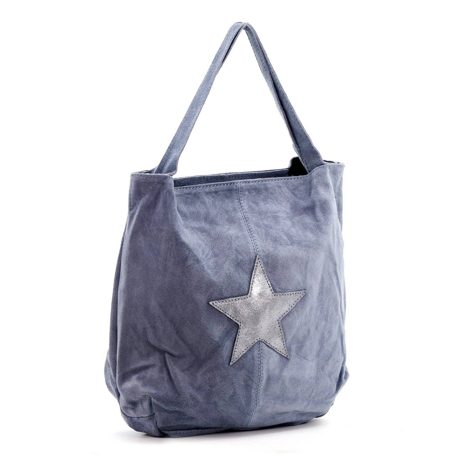 Tempest Designs – wholesale Tote bag – Women's – Semi metallic star suede bag3