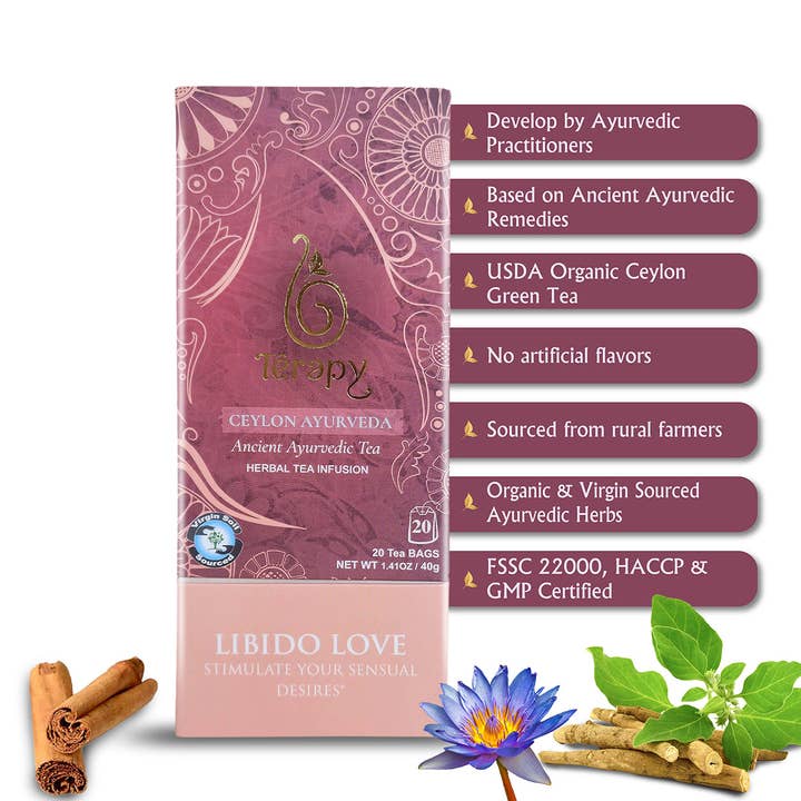 Terapy Ceylon Tea - Wholesale Health/Detox Tea - Libido Love Ayurveda Tea4
