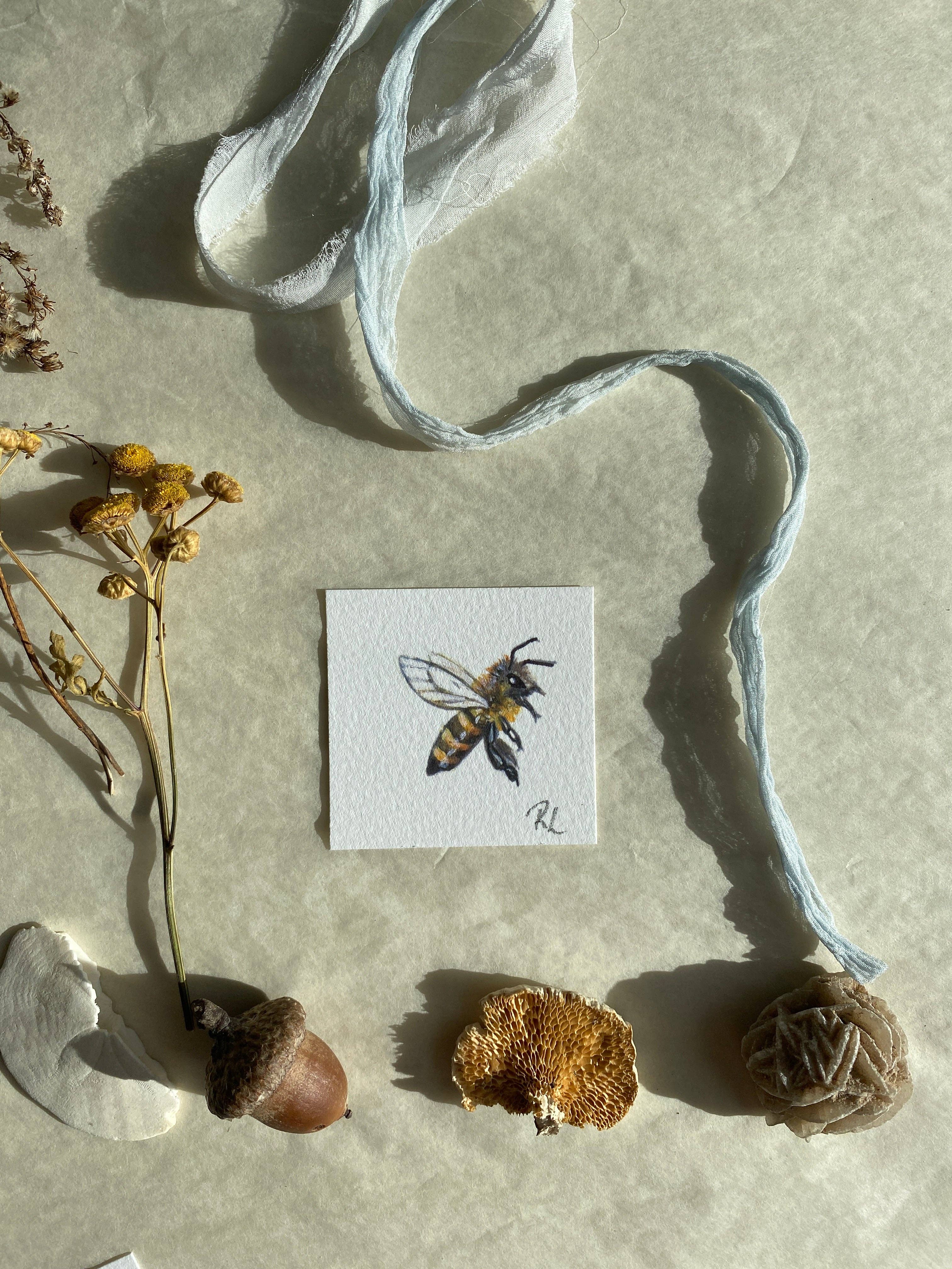 Rebekah Lowell Creative Studio - Wholesale Art Print - Honeybees Little Print1