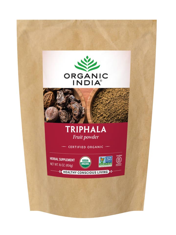 Triphala 1 lb. Bag for wholesale by ORGANIC INDIA