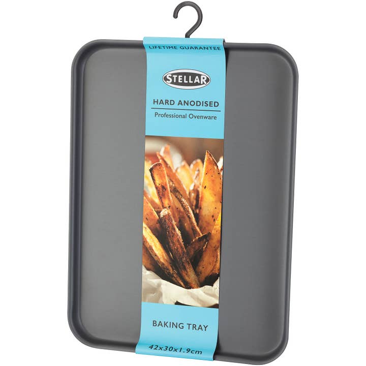 Stellar Hard Anodised, 41 x 29 x 1.5cm Baking Tray for wholesale by Stellar