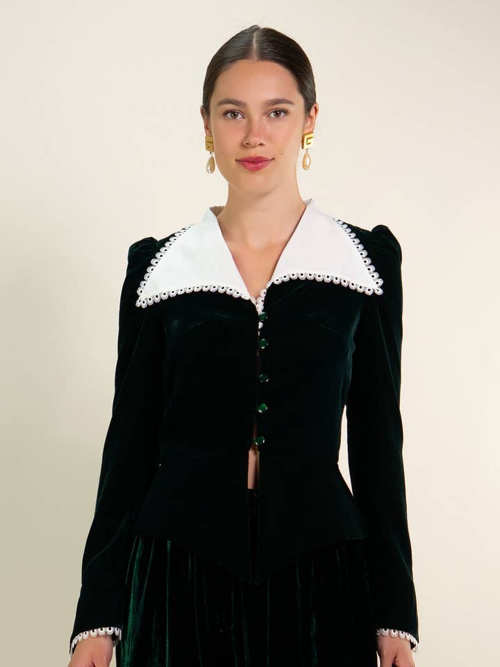 Anais Velvet Jacket for wholesale by Kristinit