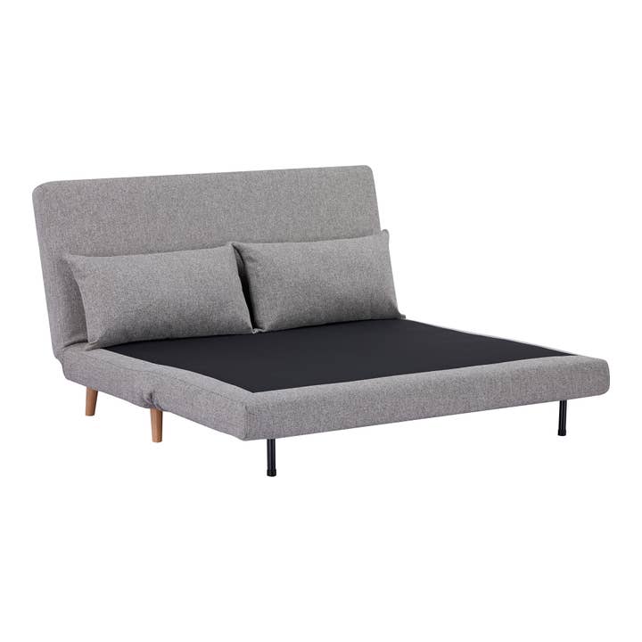 Grey Marlow - 2 Seater sofa bed. grey. natural legs for wholesale on Faire4