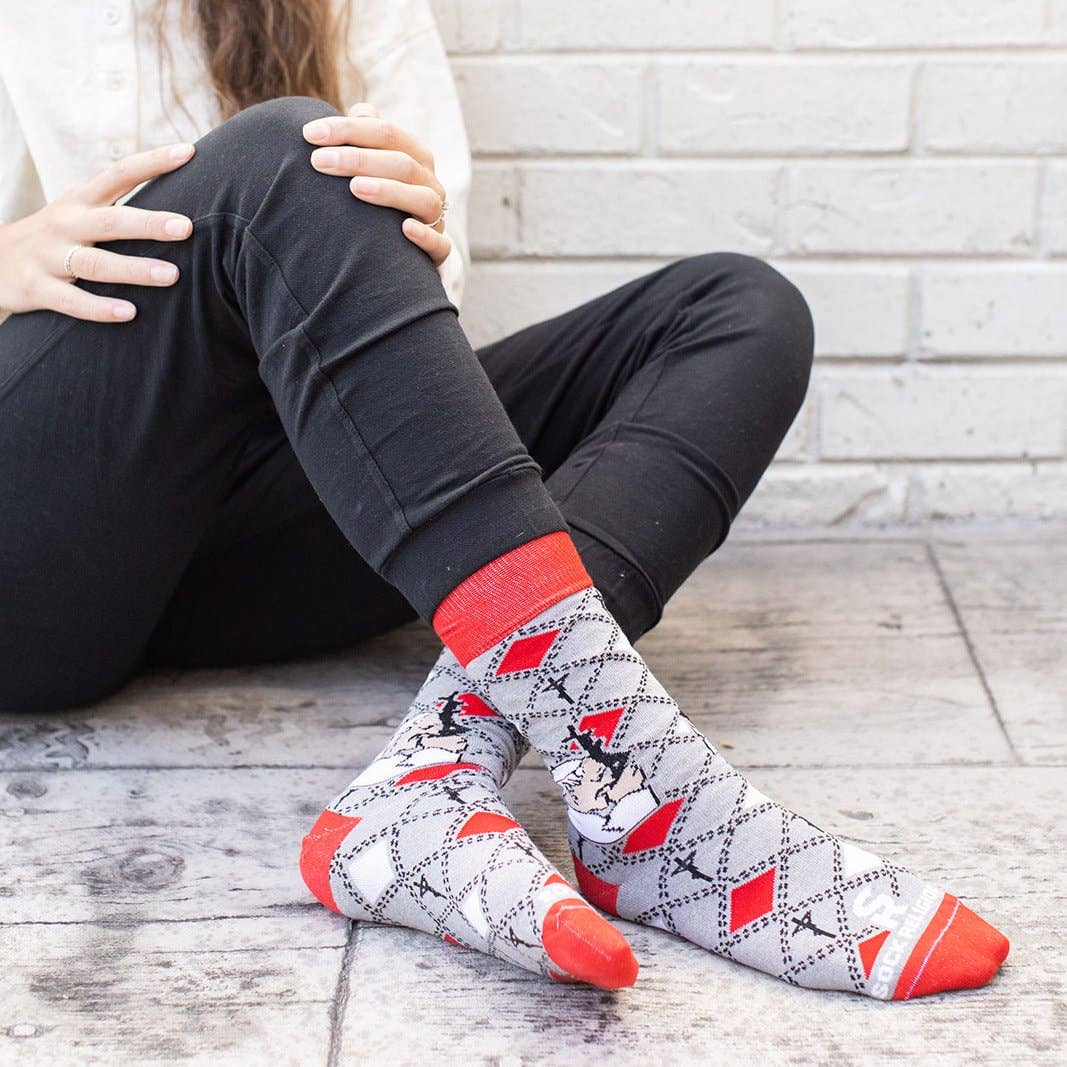 Sock Religious - Wholesale Socks - Unisex - St. John Paul II Adult Socks4