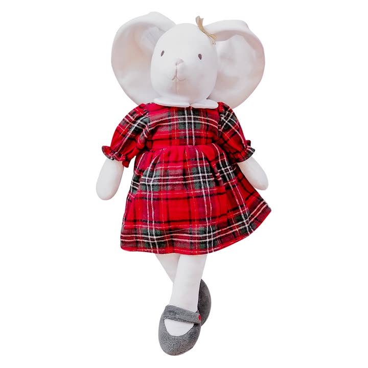Havah the Bunny in Plaid Dress for wholesale by Tikiri Toys LLC