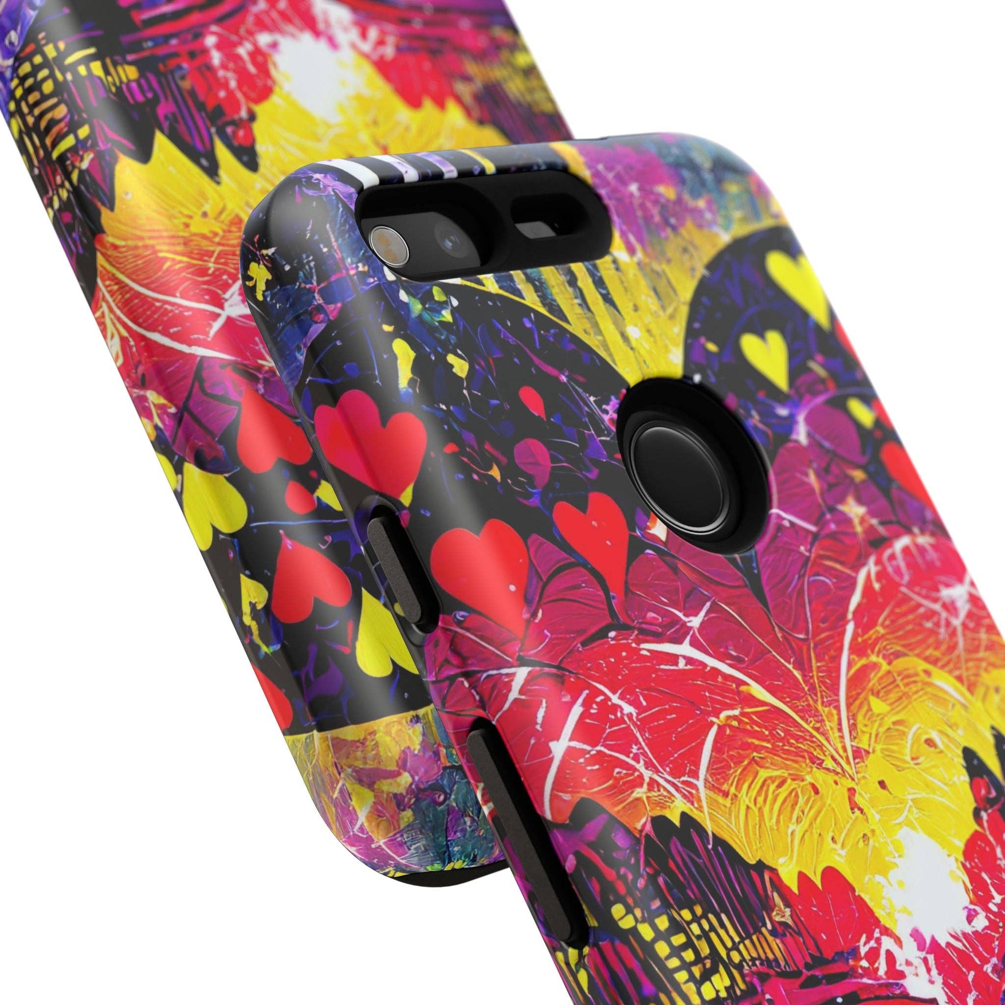 Studio 653 Clothing Co - Wholesale Phone Case - Women's - Vibrant Heart Sunset Tough Phone Case80