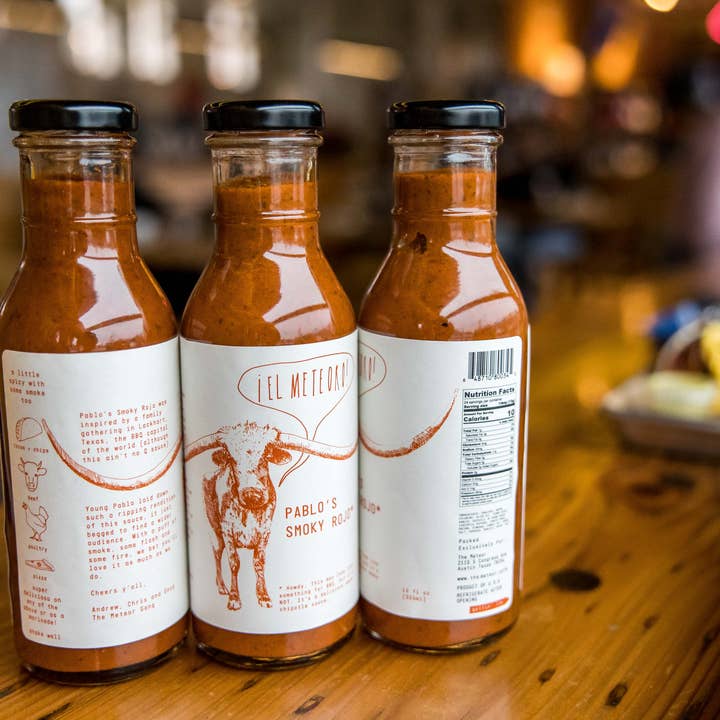 ¡El Meteoro! | award-winning sauces - Wholesale Hot Sauce - Pablo's Smoky Rojo | Hot Sauce (12 oz)2