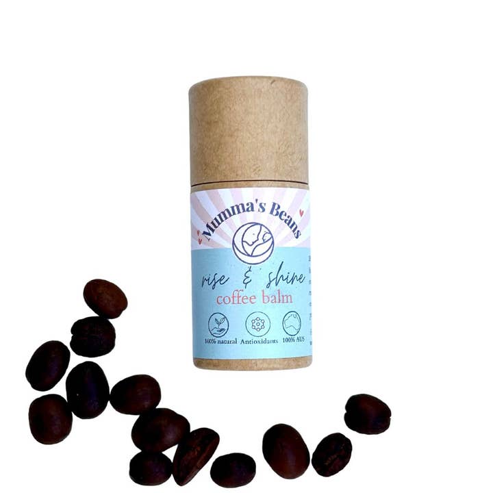 Mumma's Beans Coffee + Skincare - Wholesale Lip Balm - Rise & Shine - Hydrating Coffee Lip Balm for Dry Lips2