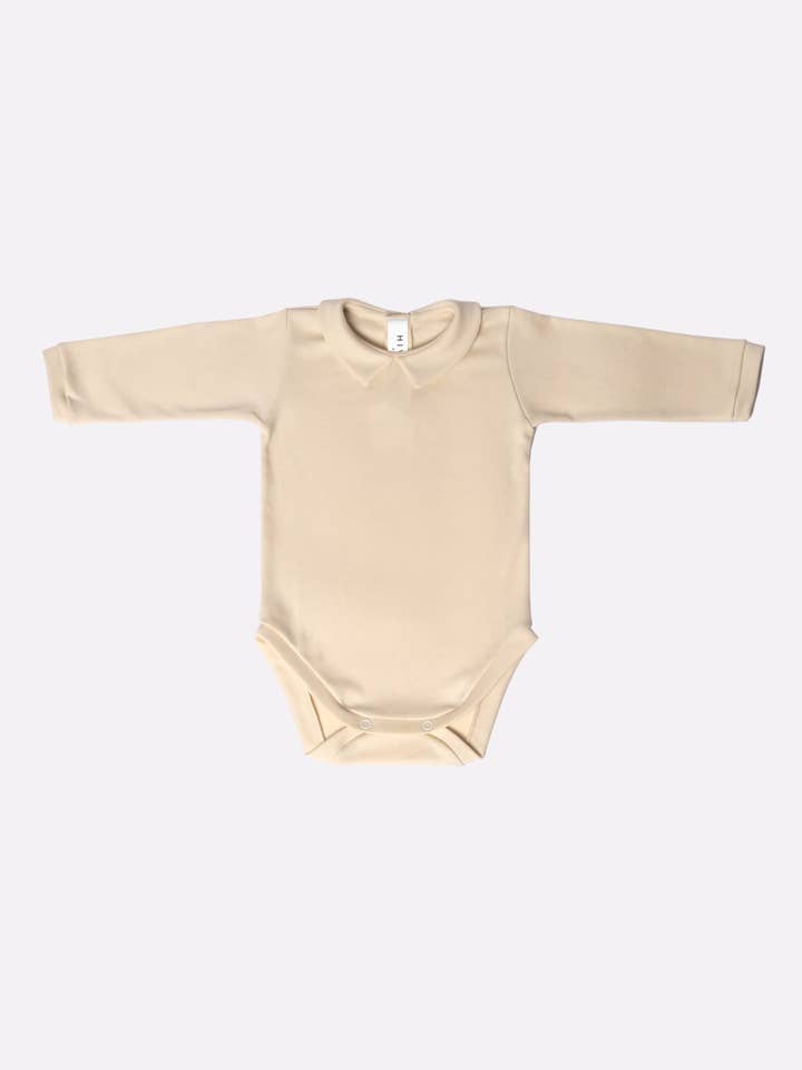 Body bebe mangas largas algodón pima orgánico peruano para venta al por mayor de Hivras Paris