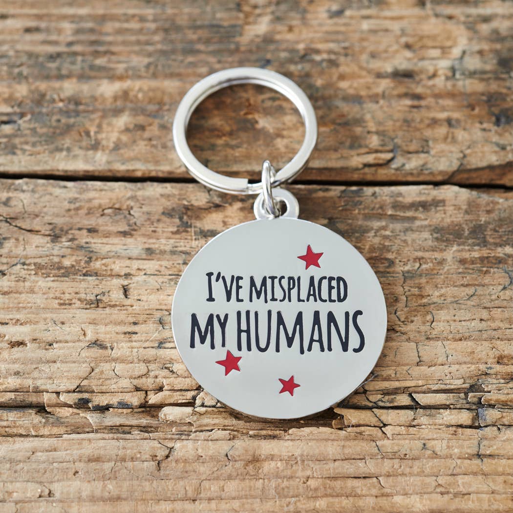 Sweet William Designs - Wholesale Halsbandlabel - Kat/Hond - Honden-ID Naamplaatje - « I've Misplaced My Humans »2