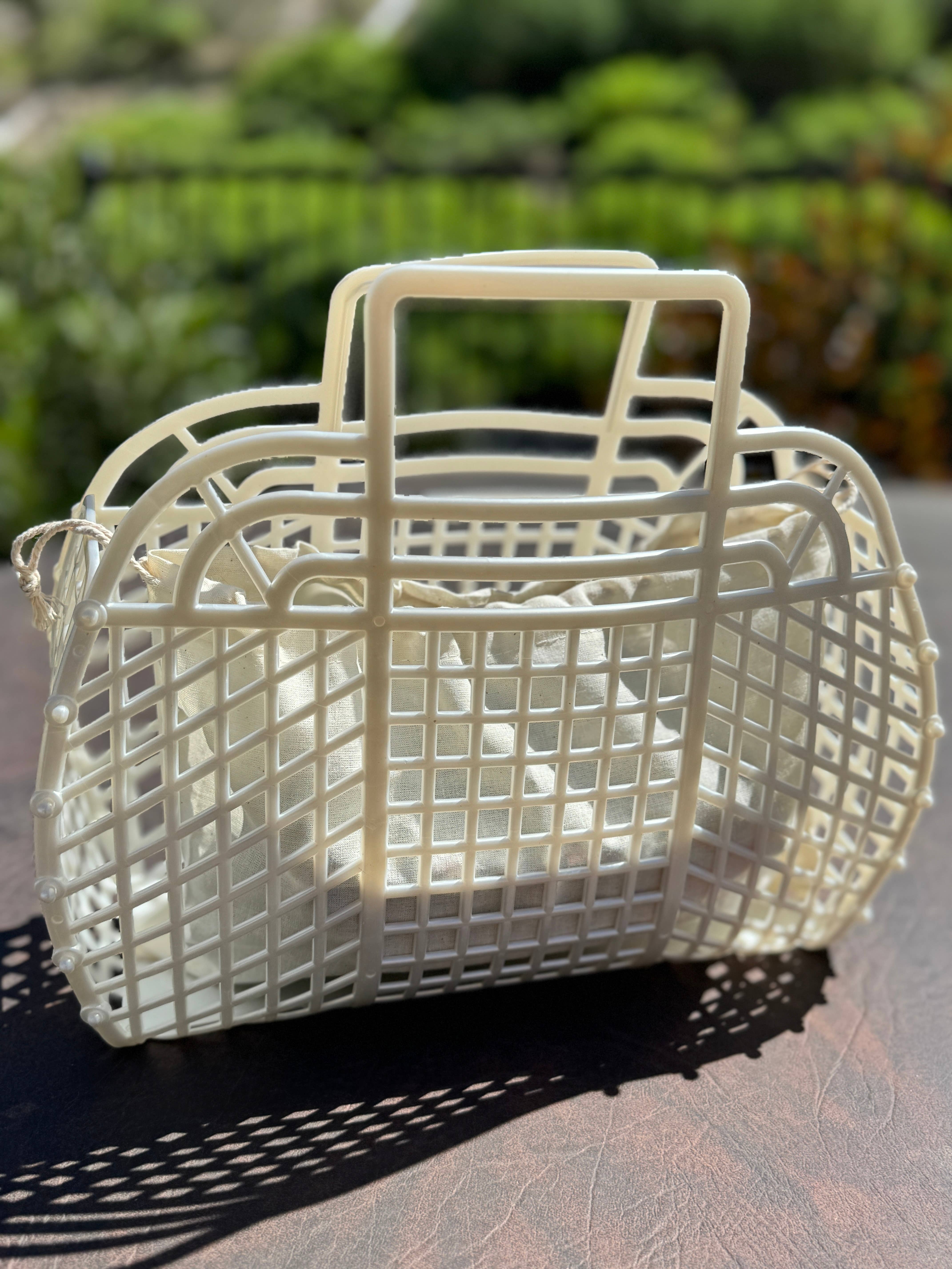 JustforZo boutique, Inc. – Engroshandel Tote bag - Unisex – Retro Jelly Taske Lærred Indsatser0