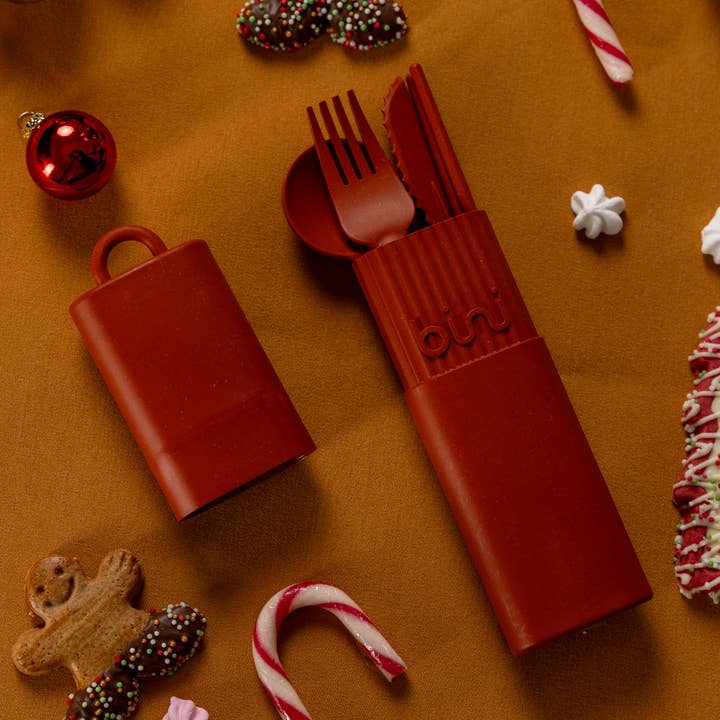 Bini - Vendita all'ingrosso Set di posate assortite - Bini posate riutilizzabili in terracotta bio-based, nomadi0