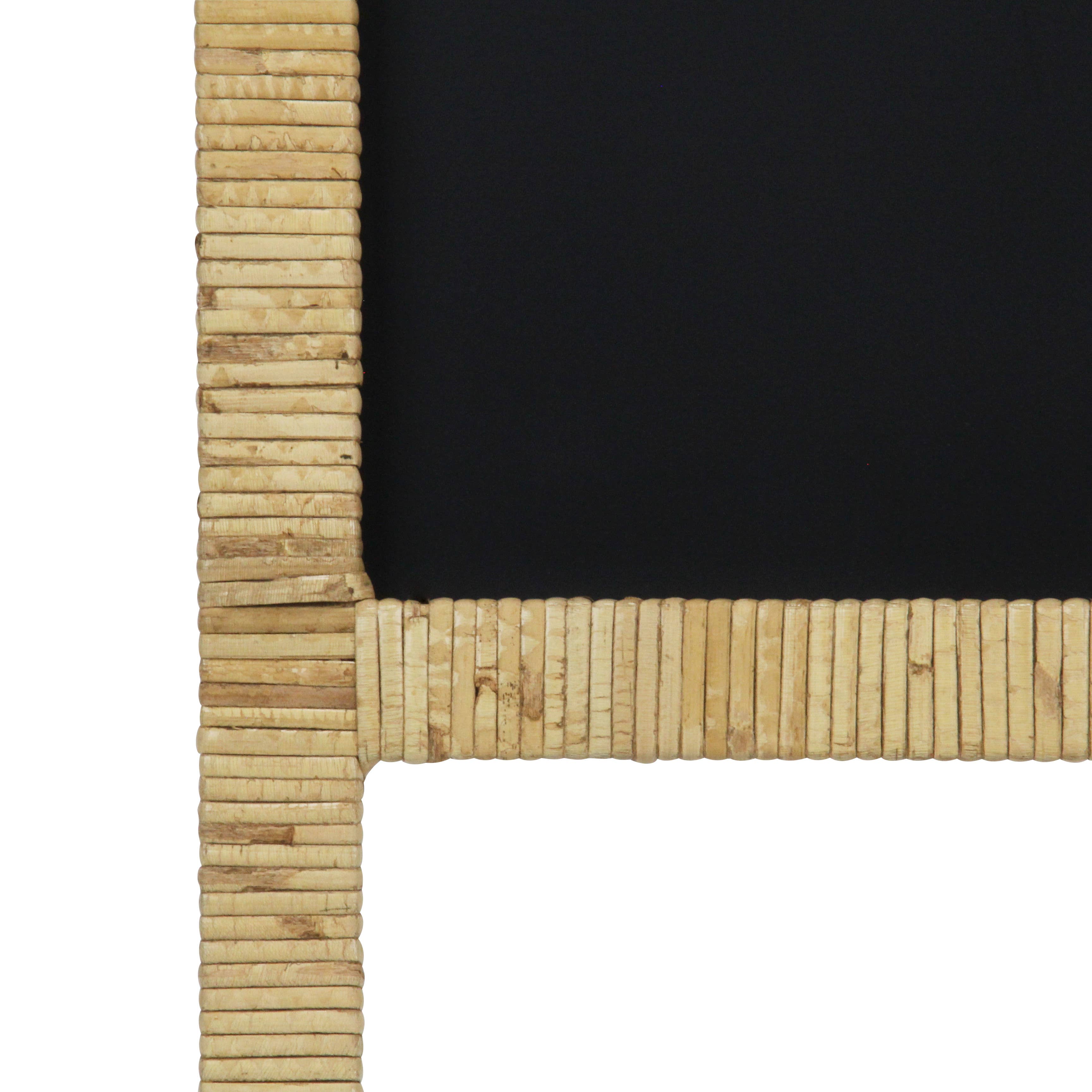 Cheungs Home Decor - Wholesale Chalkboard - Roussilon Curved Rattan Wrapped Standing Chalkboard6